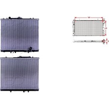 Wisco Su Radyatörü Mitsubishi L200 2.5 Td 2001-2007 62895A