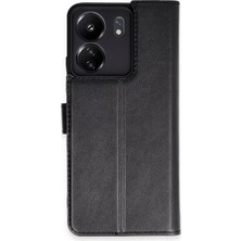 Newface Xiaomi Redmi 13C Velante Kapaklı Kılıf – Daily Executive - Siyah