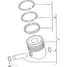 Federal Segman Seti Vw A3 - A4 - A5 - Passat 1.8 Tfsı - 2.0 Tfsı 050 83MM 06H198151B