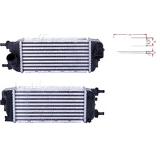 Wisco Turbo Radyatörü (Intercooler) Fiat Panda 0.9 T - 1.3 Jtd 2012- 51930049