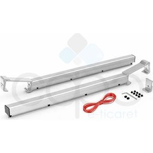 CPC E-Ticaret Kare Balkon Çamaşırlık Askılığı Metalik Gri 60X25 Kurutmalık