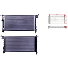 Autolux Su Radyatörü Opel Corsa B - Combo B 1.4 8V 1993-2000 011 1300150 90410048