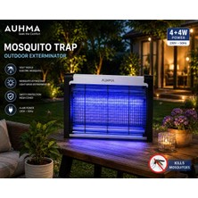Çift Lambalı Elektrikli Sinek ve Sivrisinek Öldürücü Cihaz 8W (4+4W) Uv Işıklı Iç ve Dış Mekan Böcek Kovucu