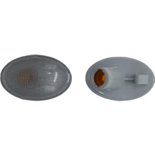 Wisco Çamurluk Sinyali Beyaz Opel Corsa C 2000- 1713013-1713240-9196353-93176063