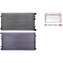 Autolux Su Radyatörü Vw New Beetle 1.4 - 1.6 - 1.8 - 1.9 Tdı 1110009 - 1C0121253A