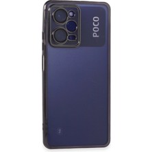 Newface Xiaomi Poco X5 Pro 5g Crystal Shield Lensli Silikon (Lens Protector / Kamera Koruyucu Kılıf) - Mor