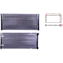 Autolux Su Radyatörü Mekanik Vw Golf 2 1.6 Td 1983-1992 191121253J