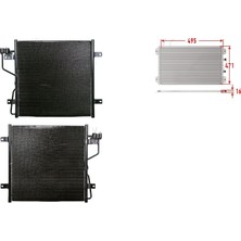 Wisco Klima Radyatörü Jeep Cherokee 2.4 - 2.5 - 2.8 Crd 2001-2010 05143010AB