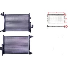 Autolux Su Radyatörü Opel Vectra B 1.7td 1995-2002 1300163 1300184 1300218 2140033 52464649 52479103 52488365
