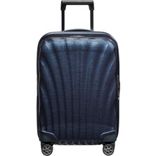 Samsonite C-Lite Spinner Lacivert - 4 Tekerlekli Körüklü Kabin Boy Valiz 55cm