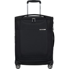 Samsonite Siyah D'lite - 4 Tekerlekli Körüklü Kabin Boy Valiz 55cm