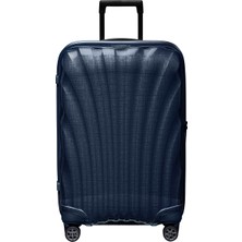 Samsonite C-Lite Spinner Lacivert 4 Tekerlekli Orta Boy Valiz 69cm