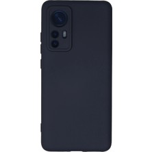 Newface Xiaomi Mi 12 Kılıf Velura Kapak – Nano Silikon & Kadife Iç Yüzey - Lacivert