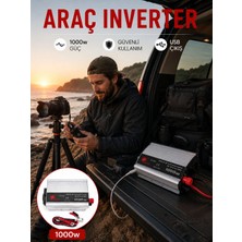 tp Buğz Araçtan Elektrik Kullanımı Sağlayan 1000W Akü Invertör