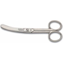 İlkyaz Fashion Rıza M-159 Eğri Manifatura Makası No: 5 Inç / 12,70 cm - Nikel Kaplama