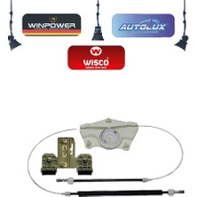 Wisco Cam Kriko Tamir Takımı Arka Sol Skoda Octavia 1997-2002 1U0839461