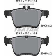 Textar Arka Fren Balatası Vw Golf 7 - A3 - Leon - Passat 2013- 8V0698451