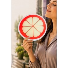 tp Buğz Ananas Desenli Kore Yelpaze