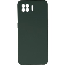 Newface Oppo A73 Kılıf Velura Kapak – Nano Silikon & Kadife Iç Yüzey - Koyu Yeşil
