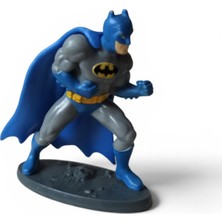 Hureggo Vintage Mattel Dc Justice League Mini Figürler - Batman (Mavi/gri) GLN78 - 6 cm