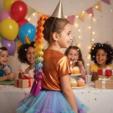Ne Verelim Size Balon Örgülü Lastikli At Kuyruğu / ACM22