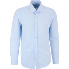 Altınyıldız Classics Mavi Erkek Slim Fit Gömlek ACE201262116
