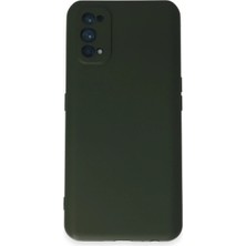 Newface Realme 7 Pro Kılıf Velura Kapak – Nano Silikon & Kadife Iç Yüzey - Koyu Yeşil