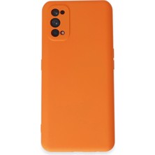 Newface Realme 7 Pro Kılıf Velura Kapak – Nano Silikon & Kadife Iç Yüzey - Turuncu