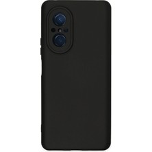 Newface Huawei Nova 9 Se Kılıf Velura Kapak – Nano Silikon & Kadife Iç Yüzey - Siyah