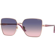 Vogue VO4199S 507516 58 Kadın Güneş Gözlüğü Metal Çerçeve Pembe Degrade Cam UV Filtreli