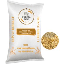 Ekbera Kırık Mısır, Buğday ve Yumurta Pelet Karışık Yem (Tavuk, Kaz, Ördek Vb.) - 10 KG