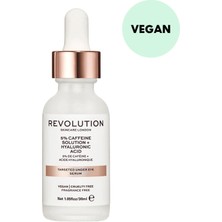 Revolution Skincare 30 ml Göz Serumu Kafein ve Hyaluronik Asit ile Şişlik ve Koyu Halkalara Karşı