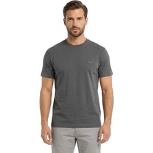 Vigoss Jeans VİGOSS ERKEK BATTAL O YAKA BASIC T-SHIRT B3124-03370