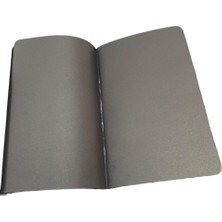 Belirtilmemiş Siyah Sayfalı Defter Boş Içerik Yumuşak Kapak Sketchbook Çizim Defteri