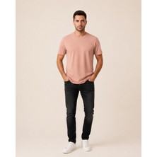 Vigoss Jeans Vigoss Erkek Battal O Yaka Basıc T-Shırt B3124-03370
