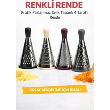 Jasper Ivory IVO-RND132 Çelik Yuvarlak Rende Büyük