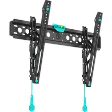 Onkron Tm6 Black Eğim Ayarlı Tv Duvar Askı Aparatı 43" - 85" Ultra Güçlü (68.2 kg Kapasiteli)