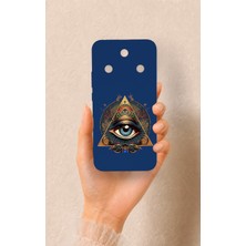 Vip Case Honor Magic 8 Lite Uyumlu Pyramid Eye Desenli Silikon Kılıf