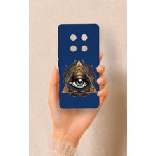 Vip Case Honor Magic 7 Lite 5g Uyumlu Pyramid Eye Desenli Silikon Kılıf