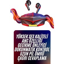 Kanonik Education Bluetooth Kulaklık Hd Ses Kaliteli Işıklı Metal Kasa Ios Android Uyumlu Mikrofonlu