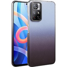 Newface Xiaomi Redmi Note 11 Pro Aurora Shine Glossy Kılıf – Luxury Kapak - Siyah