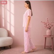 Yaden Moda Kısa Kol Kadın Pijama Takımı