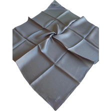 Armine Twill Ipek Eşarp Düz 0010D05-138 Gri