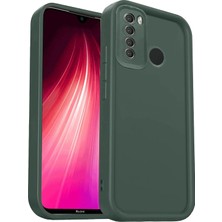Newface Xiaomi Redmi Note 8 Stylish Soft Kılıf (Yumuşak Kılıf) - Viera Elegant Design - Koyu Yeşil