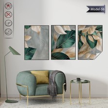 Akıllı Kağıt Statik Tutunma Özellikli Tablo - Poster Çiçek (Model- 56)
