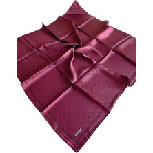 Armine Jakarlı %100 Ipek Eşarp 2004D01-22 Bordo