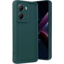 Newface Xiaomi Poco X7 Pro Stylish Soft Kılıf (Yumuşak Kılıf) - Viera Elegant Design - Koyu Yeşil