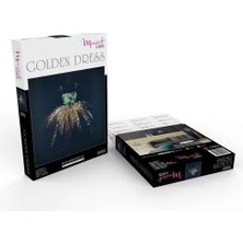 Miniart Crafts Miniart Altın Elbise Boncuk Nakış Seti