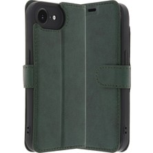 Newface Apple iPhone 16E Velante Kapaklı Kılıf – Daily Executive - Yeşil