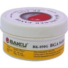 Baku BK-050G 50 Gram Sıvı Krem Lehim 25-45 Mikron BGA İşlemleri